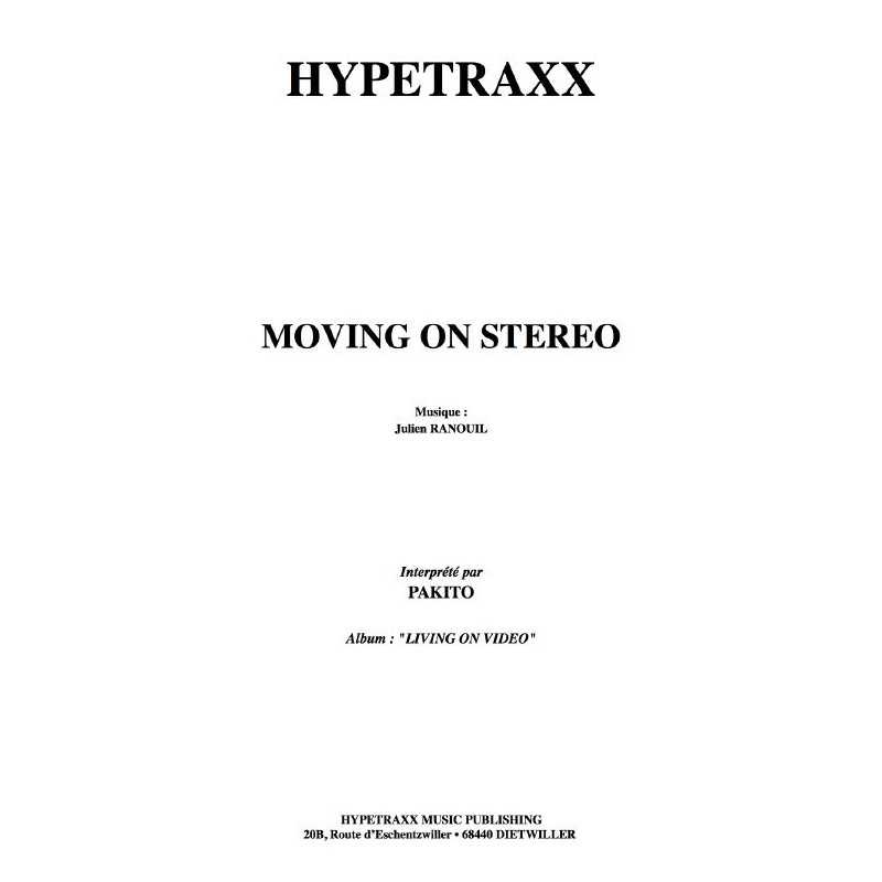 MOVING ON STEREO