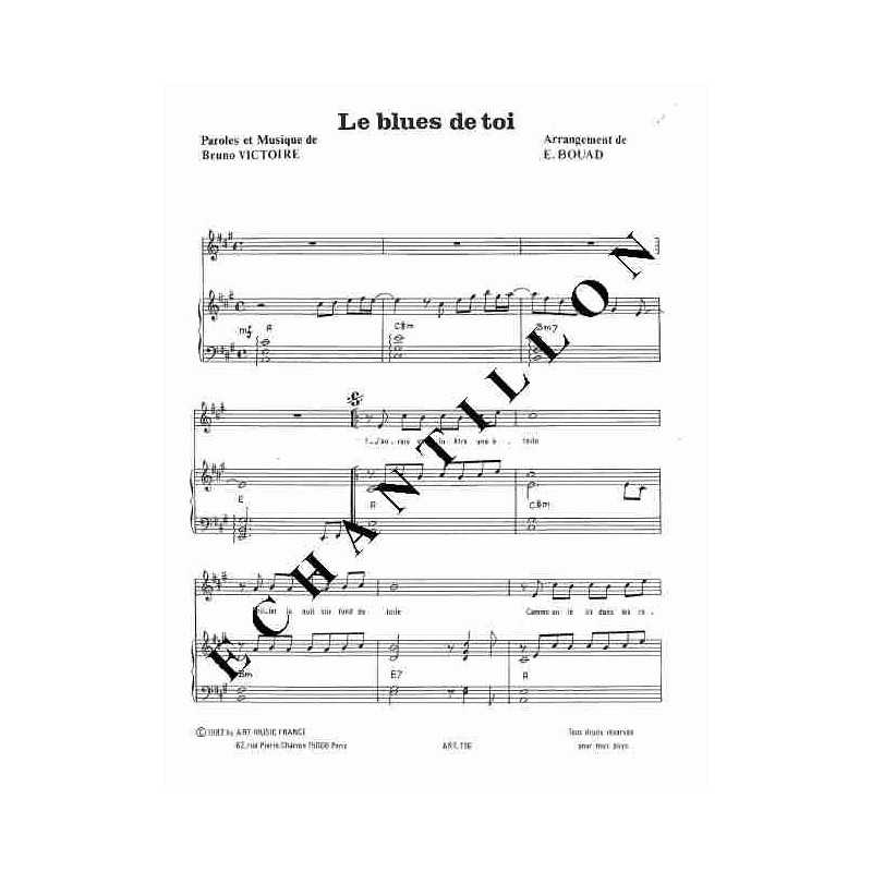 LE BLUES DE TOI