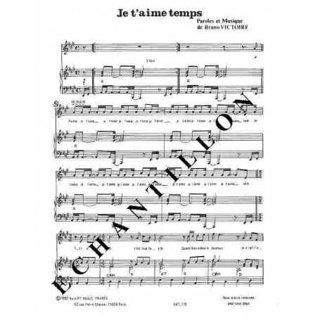 JE T'AIME TEMPS