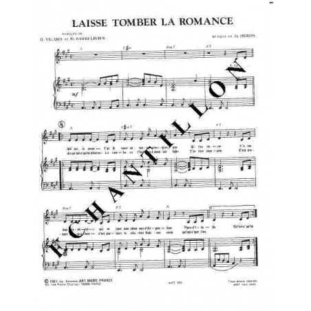 LAISSE TOMBER LA ROMANCE