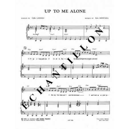 UP TO ME ALONE