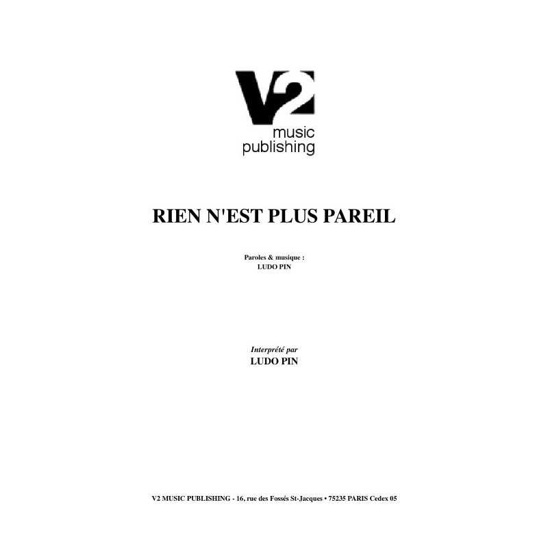 RIEN N'EST PLUS PAREIL