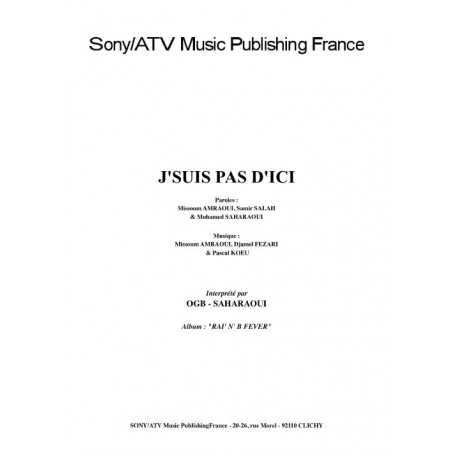 J'SUIS PAS D'ICI