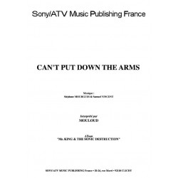 CAN'T PUT DOWN THE ARMS