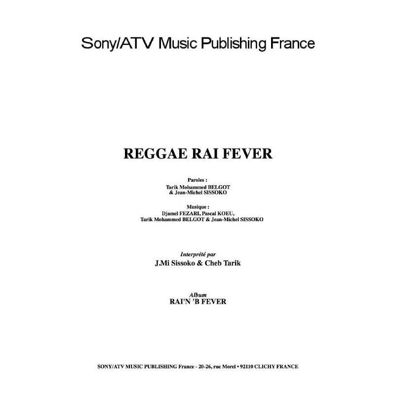 REGGAE RAI FEVER