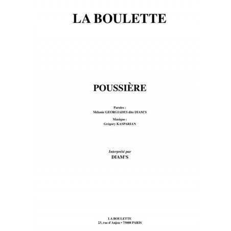 POUSSIÈRE