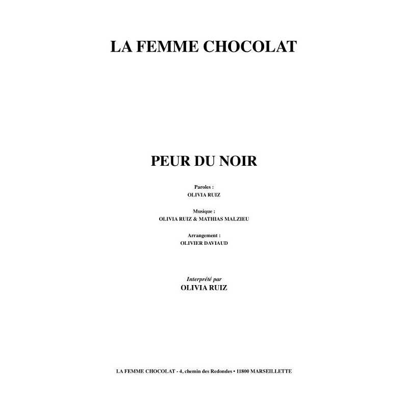 PEUR DU NOIR