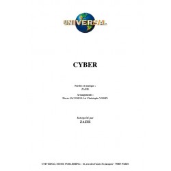 Sheet music CYBER Zazie