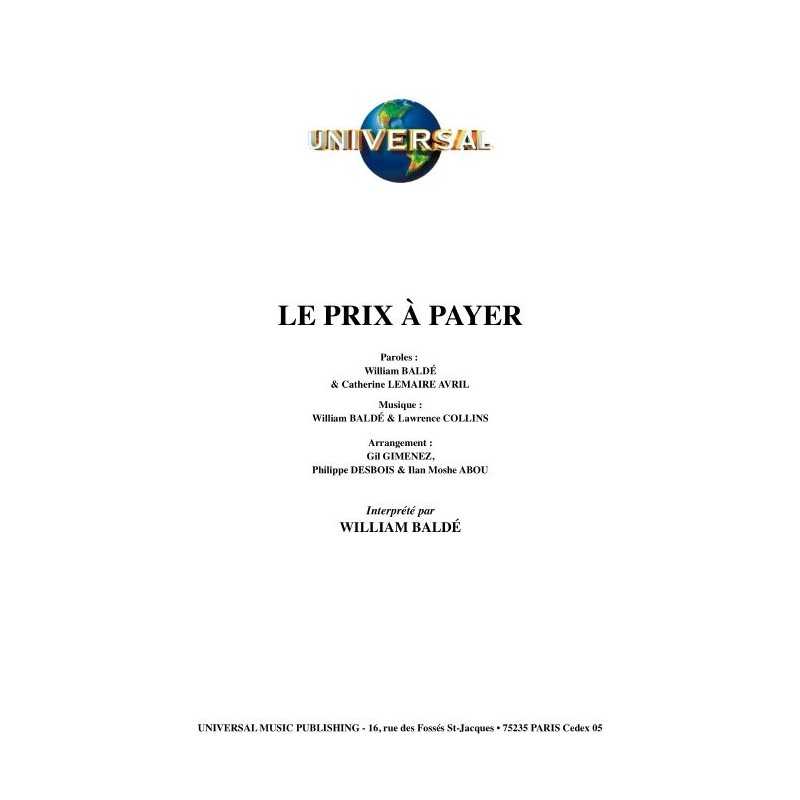 LA PRIX À PAYER