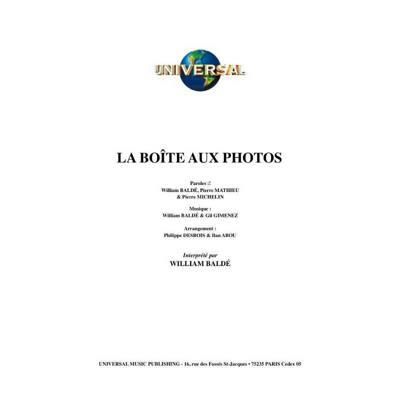 LA BOÎTE AUX PHOTOS