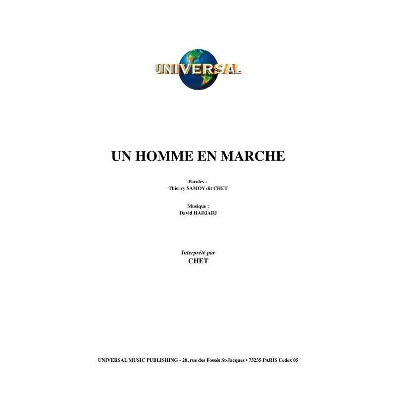 UN HOMME EN MARCHE