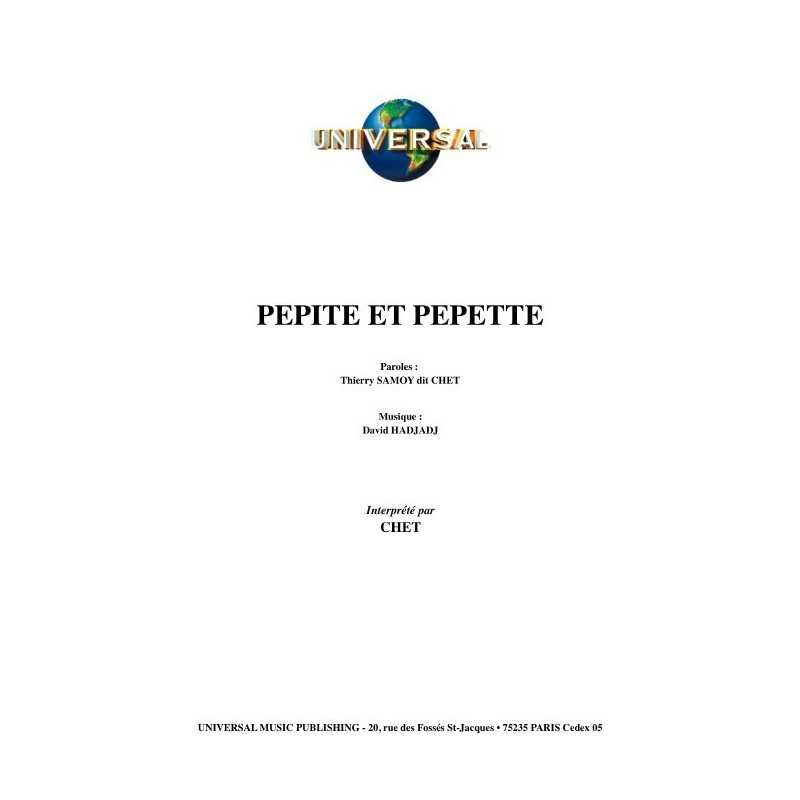PEPITE ET PEPETTE