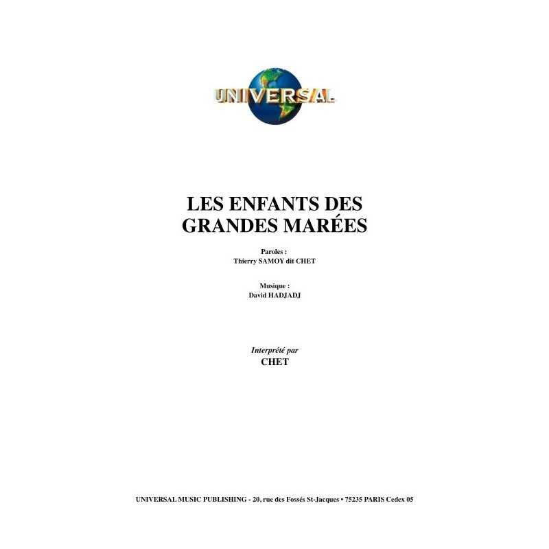LES ENFANTS DES GRANDES MARÉES