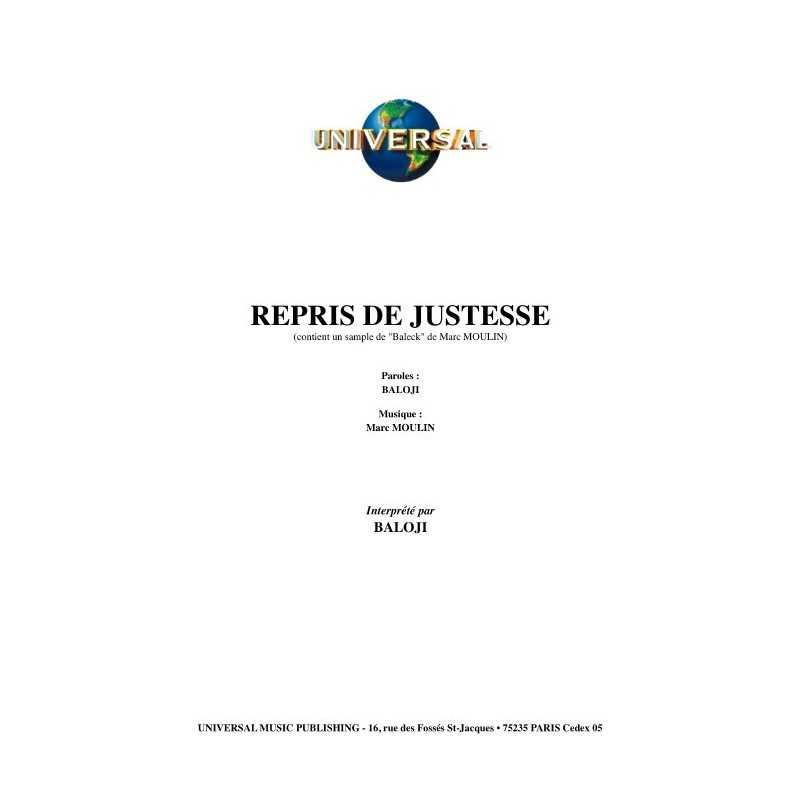 REPRIS DE JUSTESSE