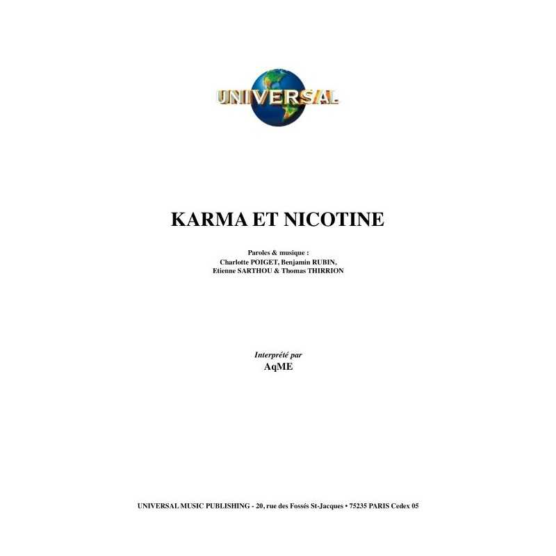 KARMA ET NICOTINE