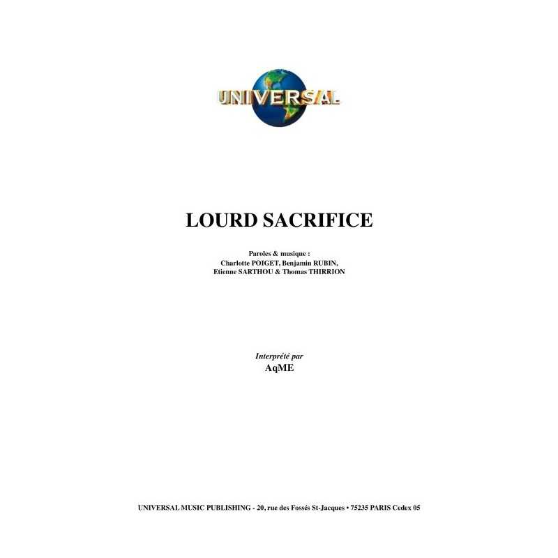 LOURD SACRIFICE