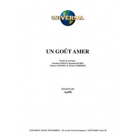 UN GOÛT AMER