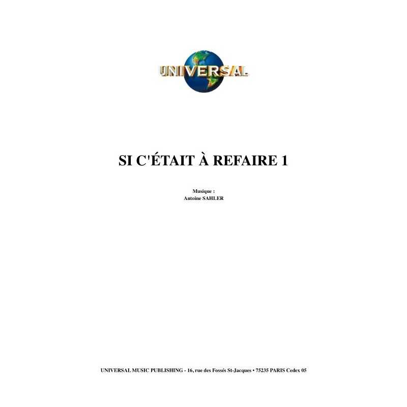 SI C'ÉTAIT À REFAIRE 1