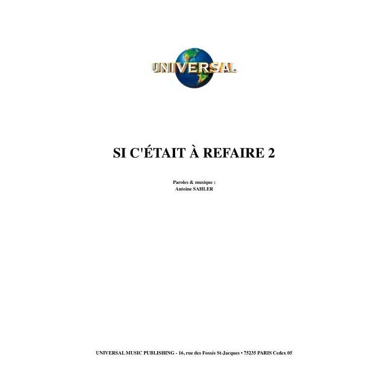 SI C'ÉTAIT À REFAIRE 2