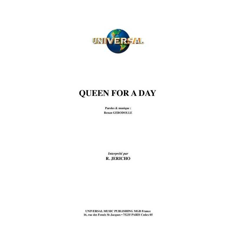 QUEEN FOR A DAY