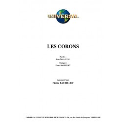 LES CORONS Pierre Bachelet sheet music