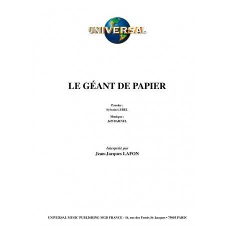 LE GÉANT DE PAPIER