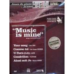 MUSIC IS MINE METHODE DE PIANO AVANCE/PAROLES (+DVD)