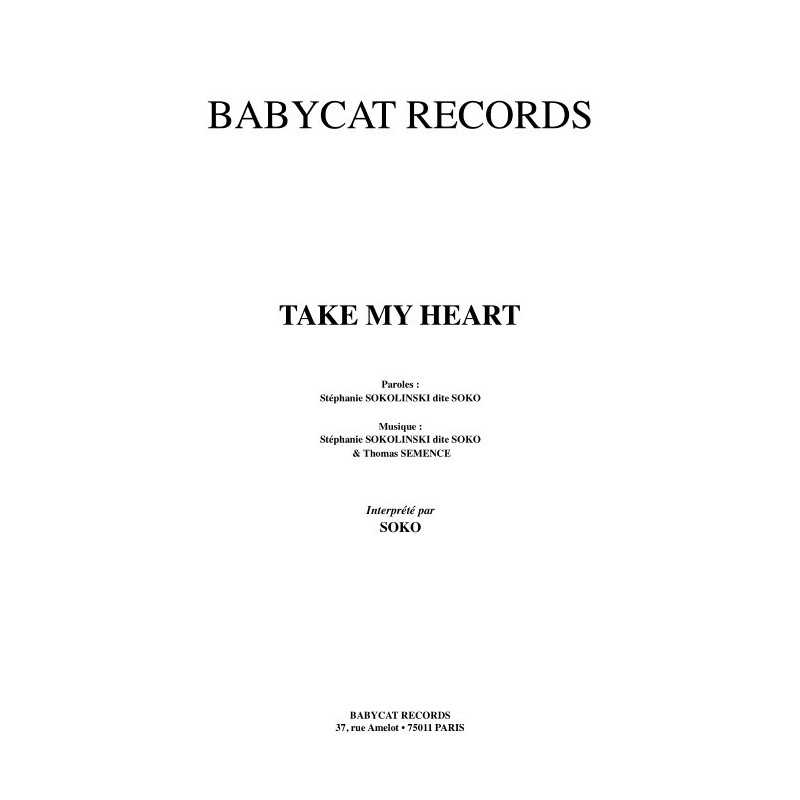 TAKE MY HEART