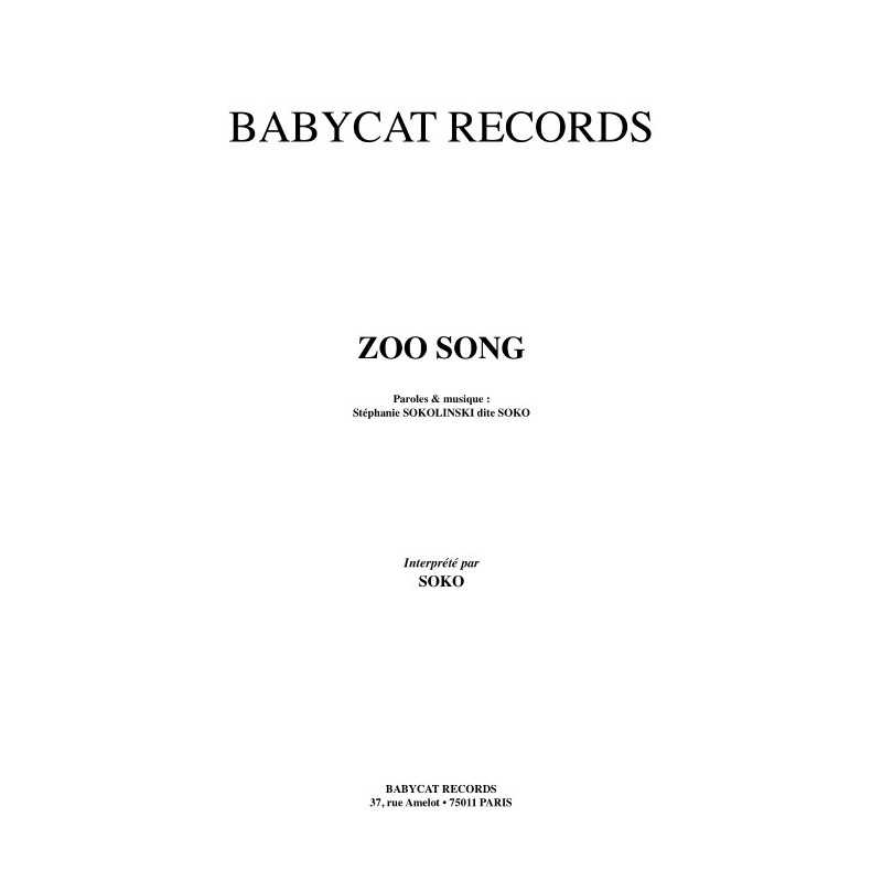 ZOO SONG