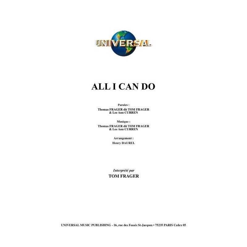 ALL I CAN DO