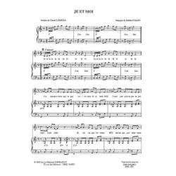 Sheet music JE ET MOI Michel FUGAIN
