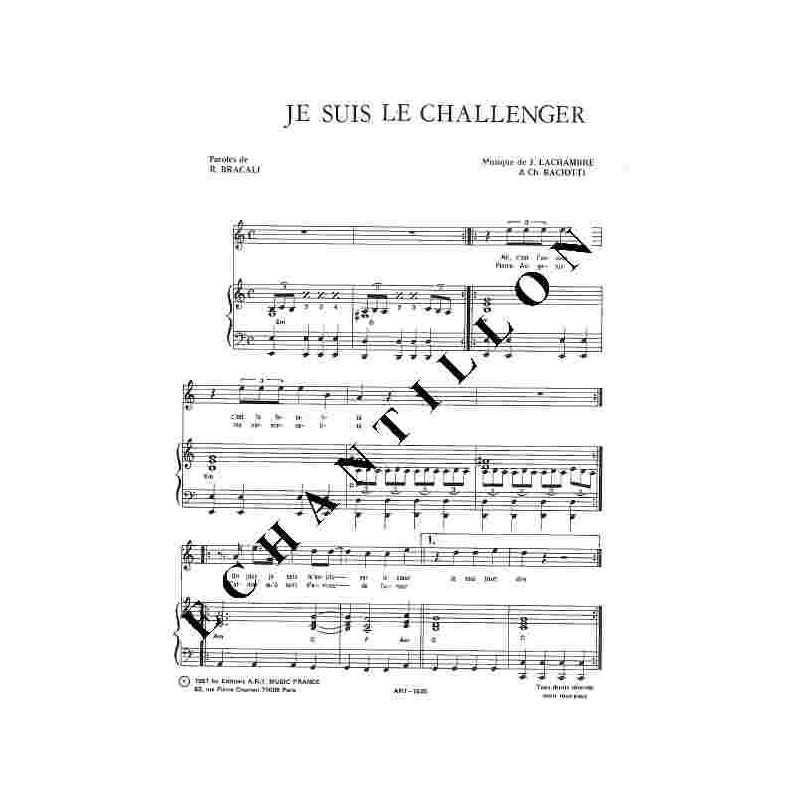 JE SUIS LE CHALLENGER
