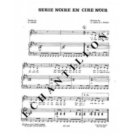 SERIE NOIRE EN CIRE NOIR