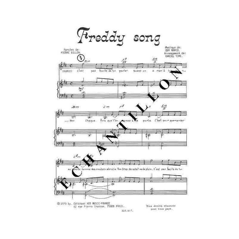 FREDDY SONG