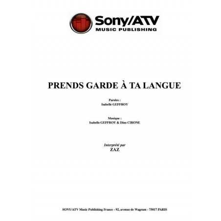 PRENDS GARDE A TA LANGUE