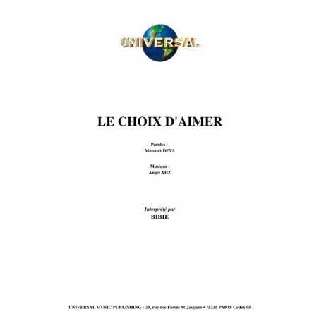 LE CHOIX D'AIMER