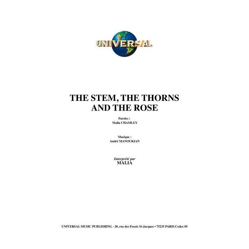 THE STEM, THE THORNS AND THE ROSE