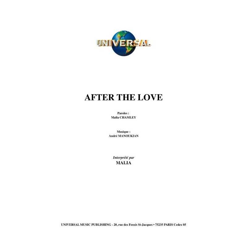 AFTER THE LOVE
