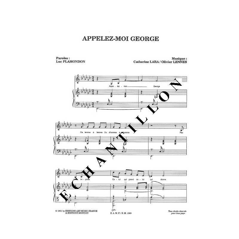 APPELEZ-MOI GEORGE