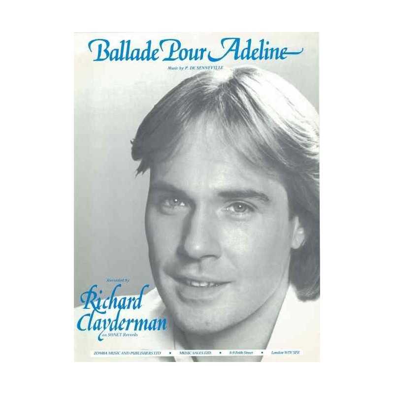 Sheet music BALLADE POUR ADELINE Richard Clayderman