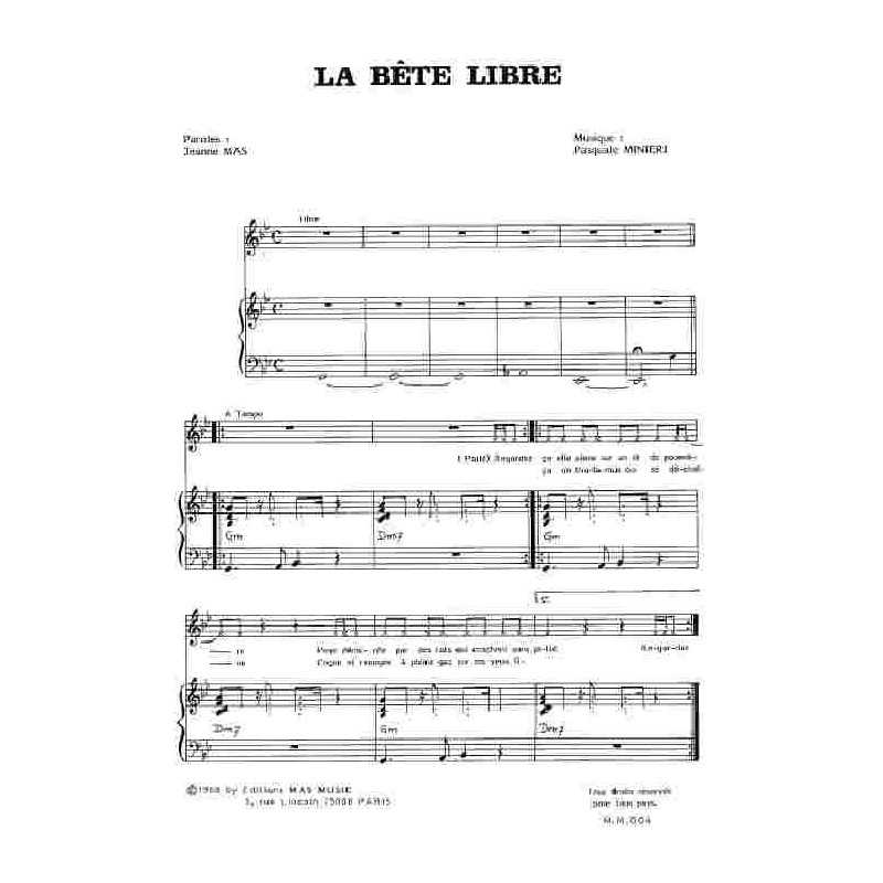 LA BÊTE LIBRE