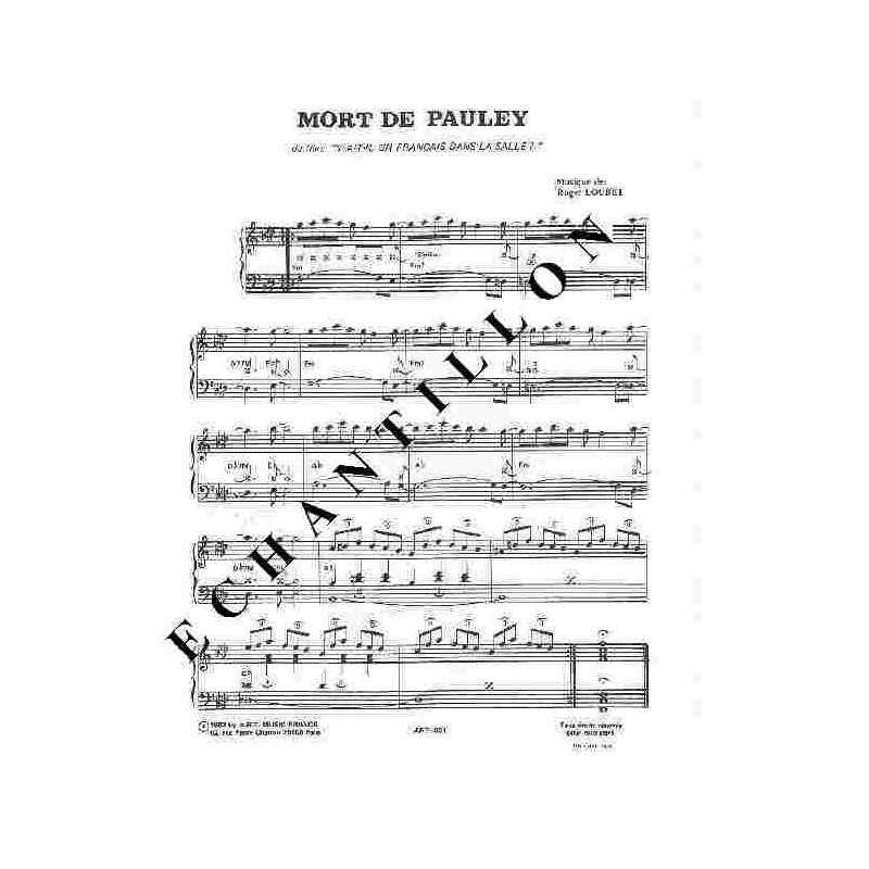 MORT DE PAULEY