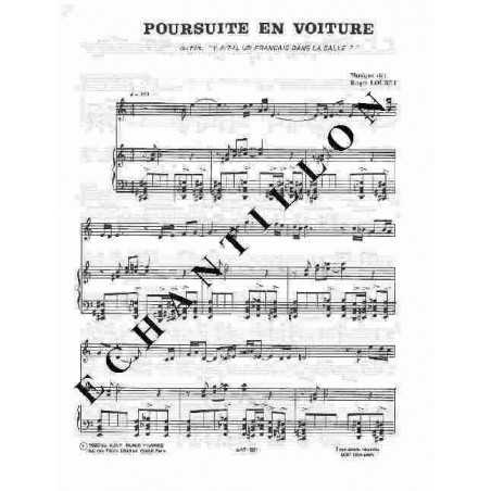 POURSUITE EN VOITURE