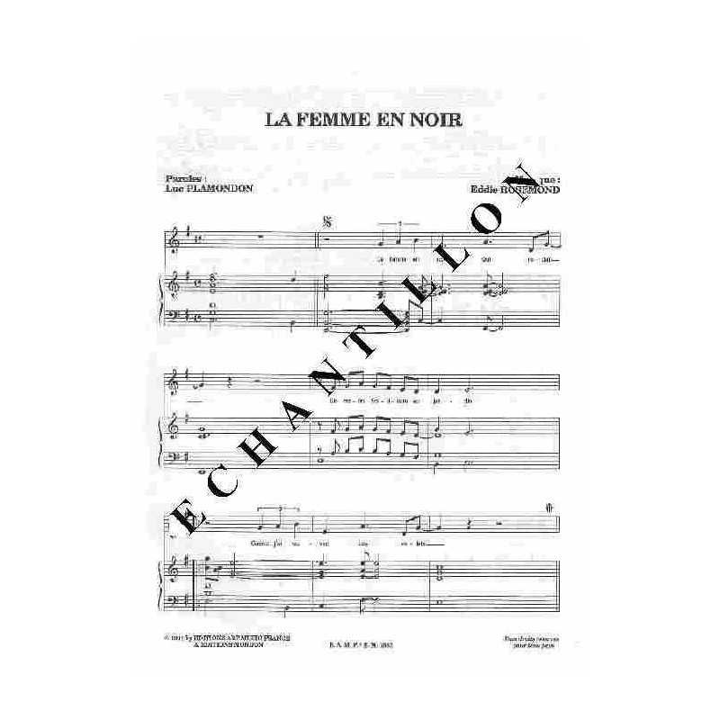 LA FEMME EN NOIR