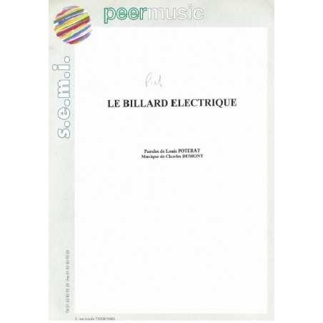 LE BILLARD ÉLECTRIQUE