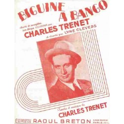 Sheet music BIGUINE A BANGO Charles TRENET