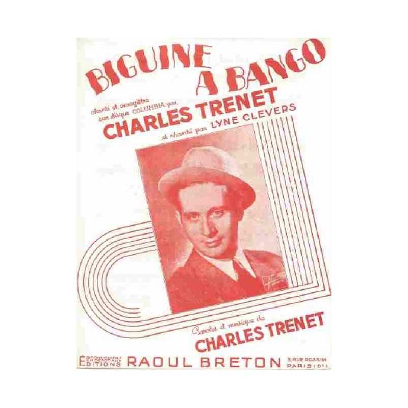 Partition BIGUINE A BANGO Charles TRENET