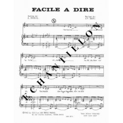 FACILE À DIRE