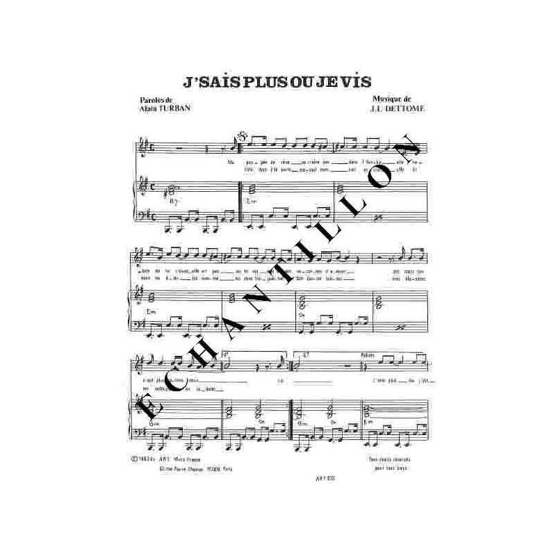 J'SAIS PLUS OÙ JE VIS