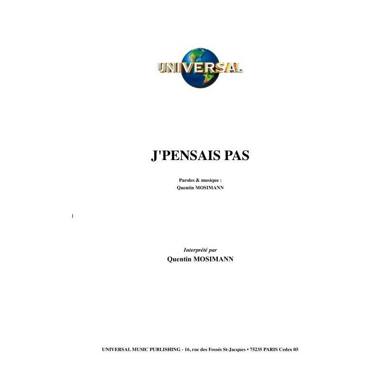 J'PENSAIS PAS